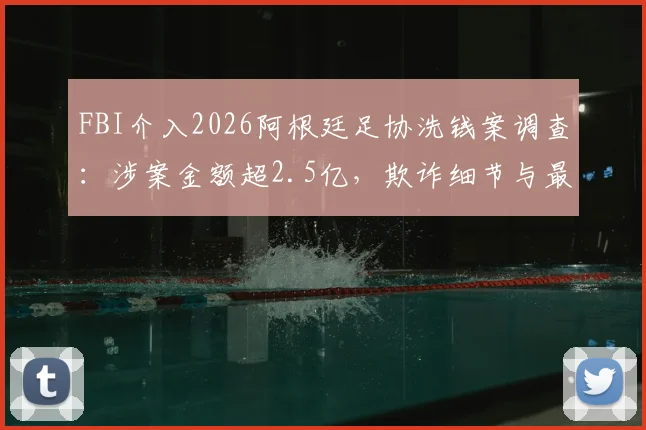 FBI介入2026阿根廷足协洗钱案调查：涉案金额超2.5亿，欺诈细节与最新进展全解析